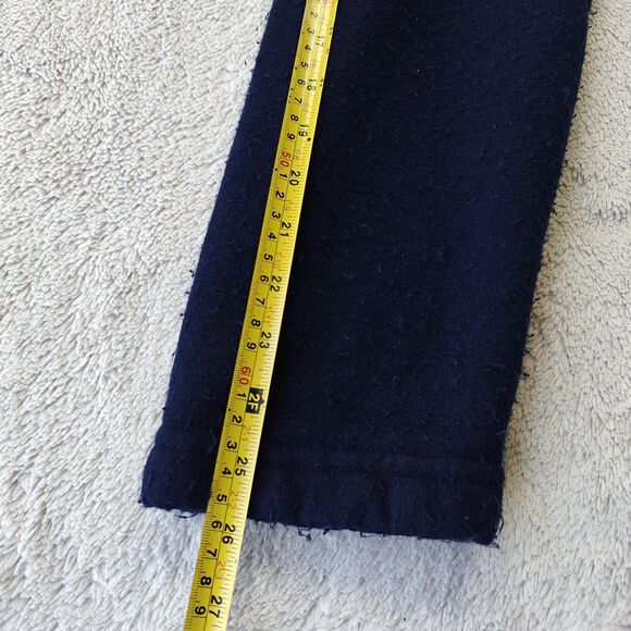 Armani Exchange Sweater Men's L Navy Blue Quarter Zip Sherpa Lined Heavyweight - Picture 8 of 8